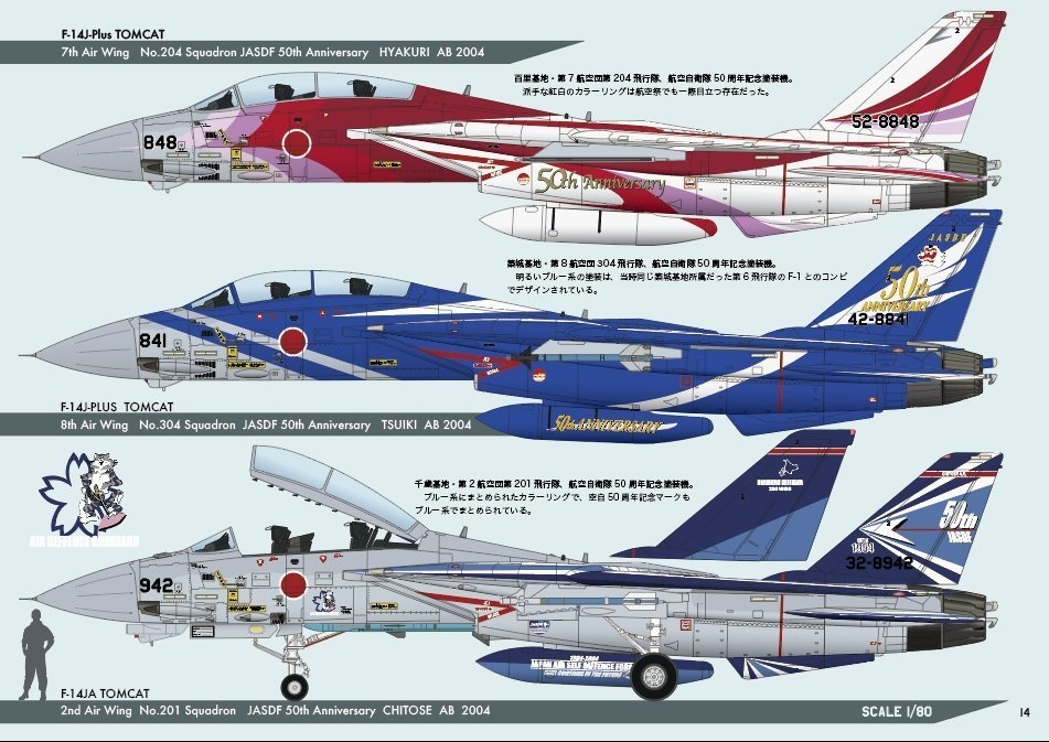 132 1/144 F-14 飛行教導隊 仮想航空自衛隊 アグレッサー Ftoys
