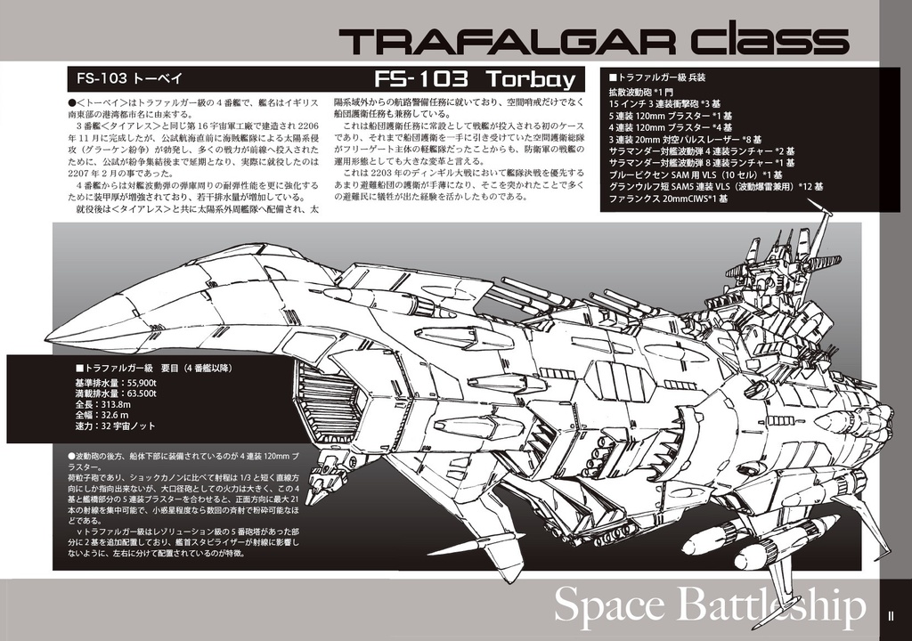 トラファルガー級戦艦