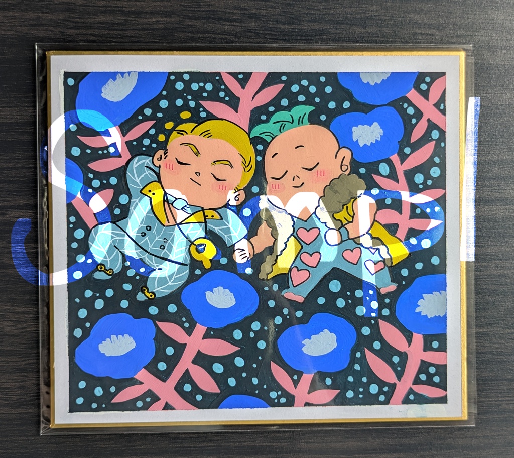 色紙　お花ぷぺ