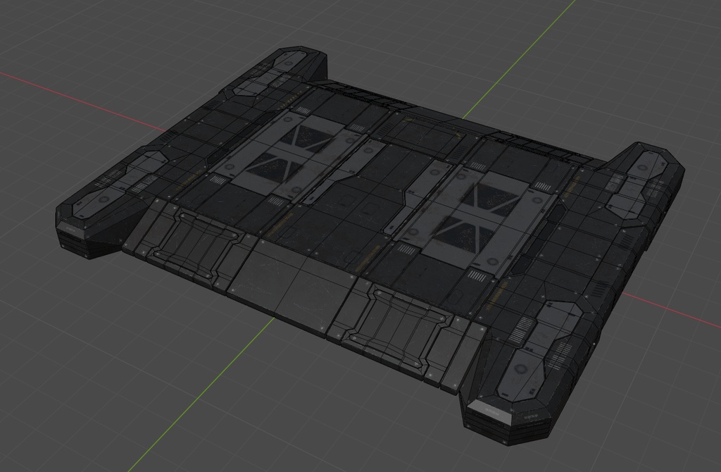 Sci-Fi 背景プロップ