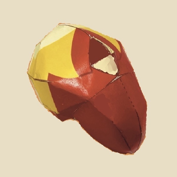 ペーパークラフト型紙　クラッシュペッパー：ガントレット（ノーマル）