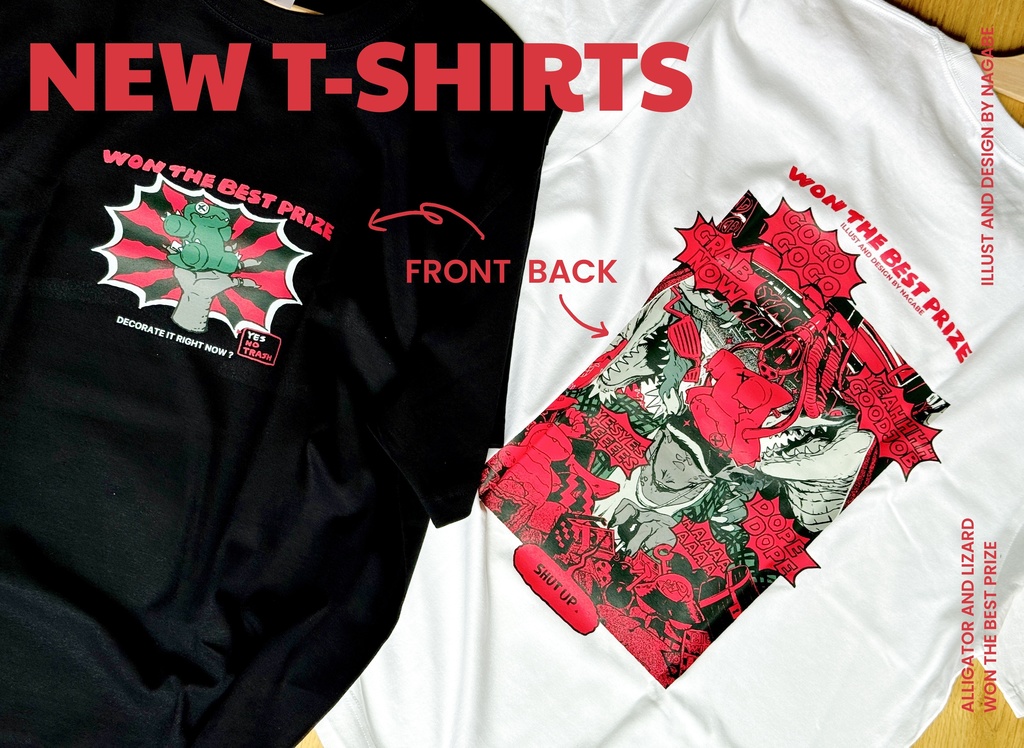 T-shirt " WON THE BEST PRIZE"