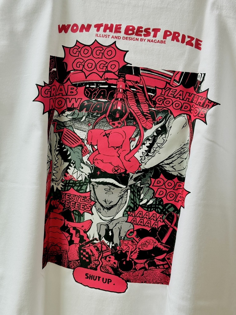 T-shirt " WON THE BEST PRIZE"