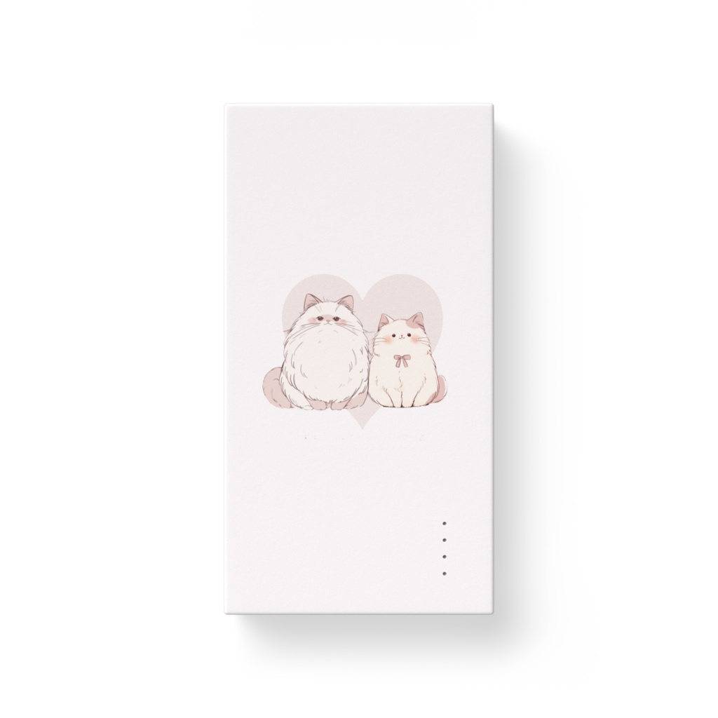 〖ふわもふミヌエットとバーマン爺〗モバイルバッテリー