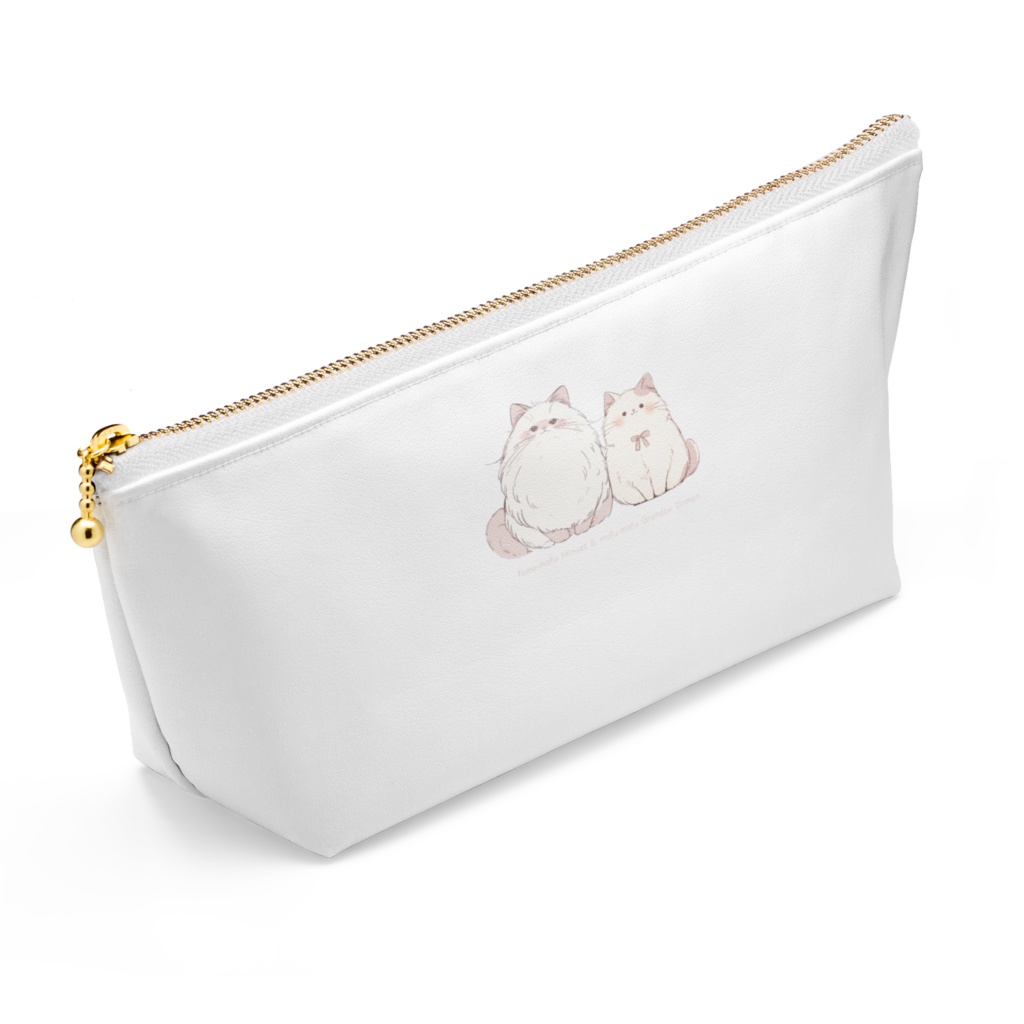 〖ふわもふミヌエットとバーマン爺〗ポーチ