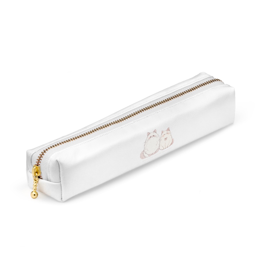 〖ふわもふミヌエットとバーマン爺〗ペンケース