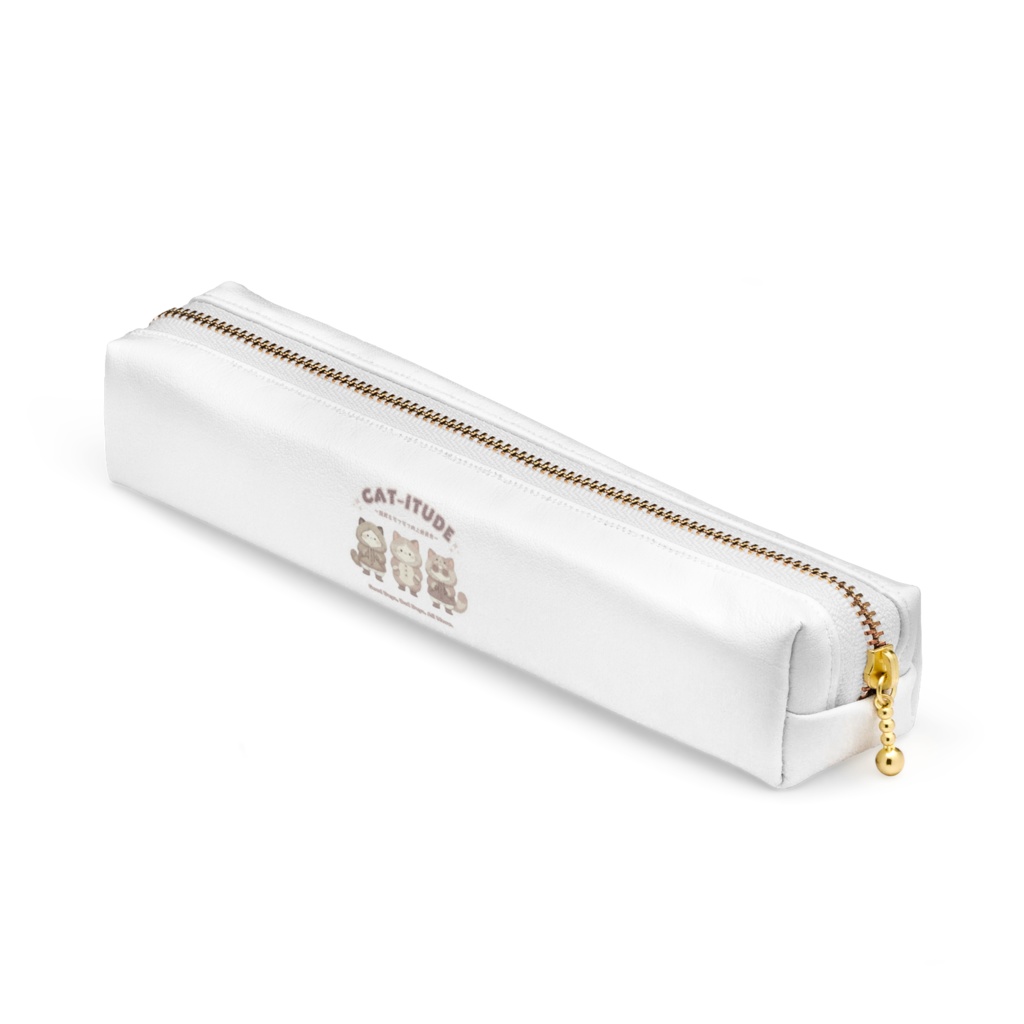 ペンケース〖CAT-ITUDE ~猫度&モフモフ向上委員会~〗