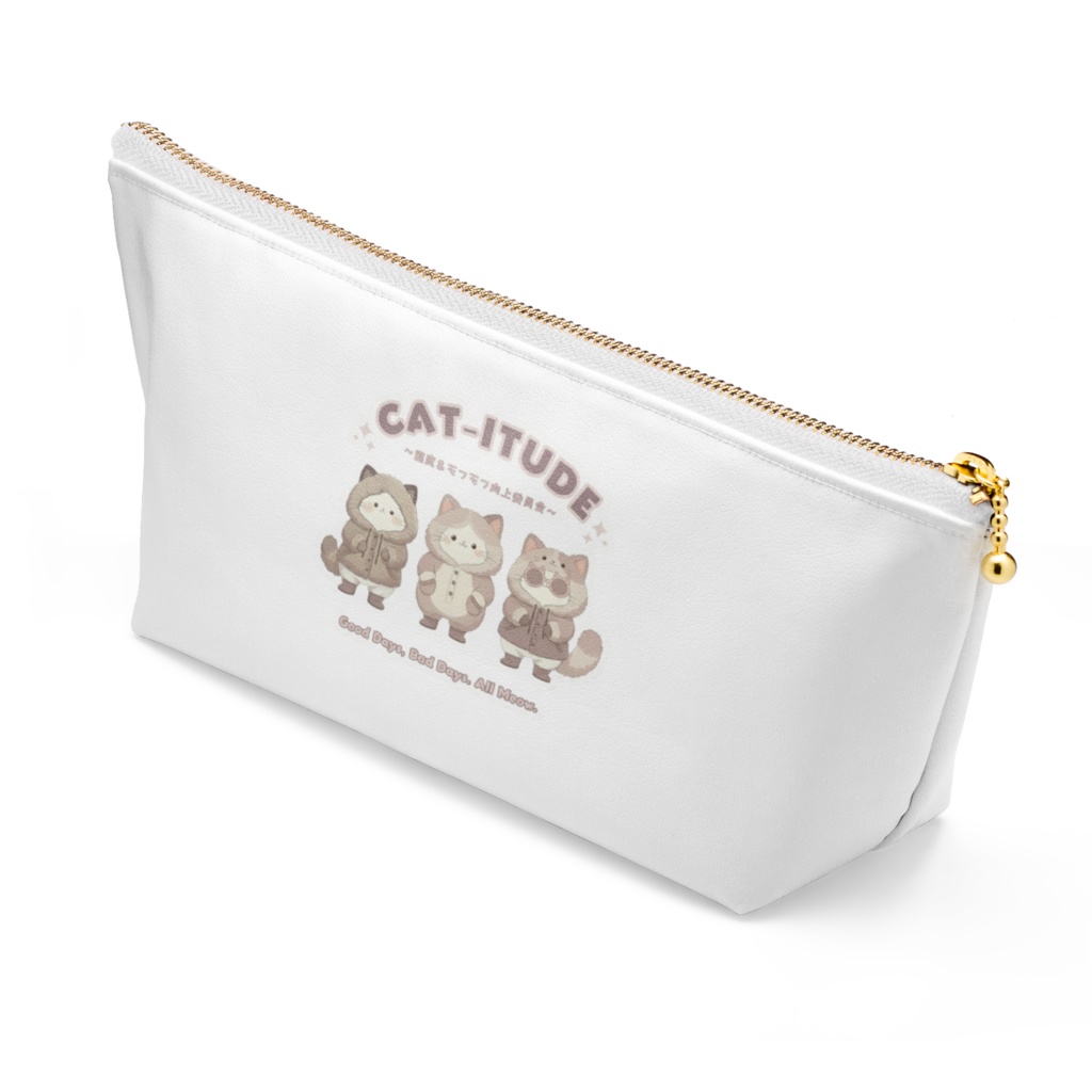 ポーチ〖CAT-ITUDE ～猫度＆モフモフ向上委員会～〗