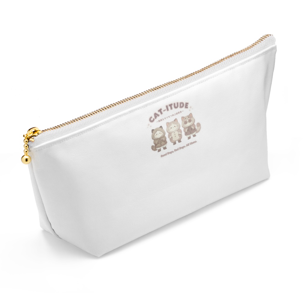 ポーチ〖CAT-ITUDE ~猫度&モフモフ向上委員会~〗