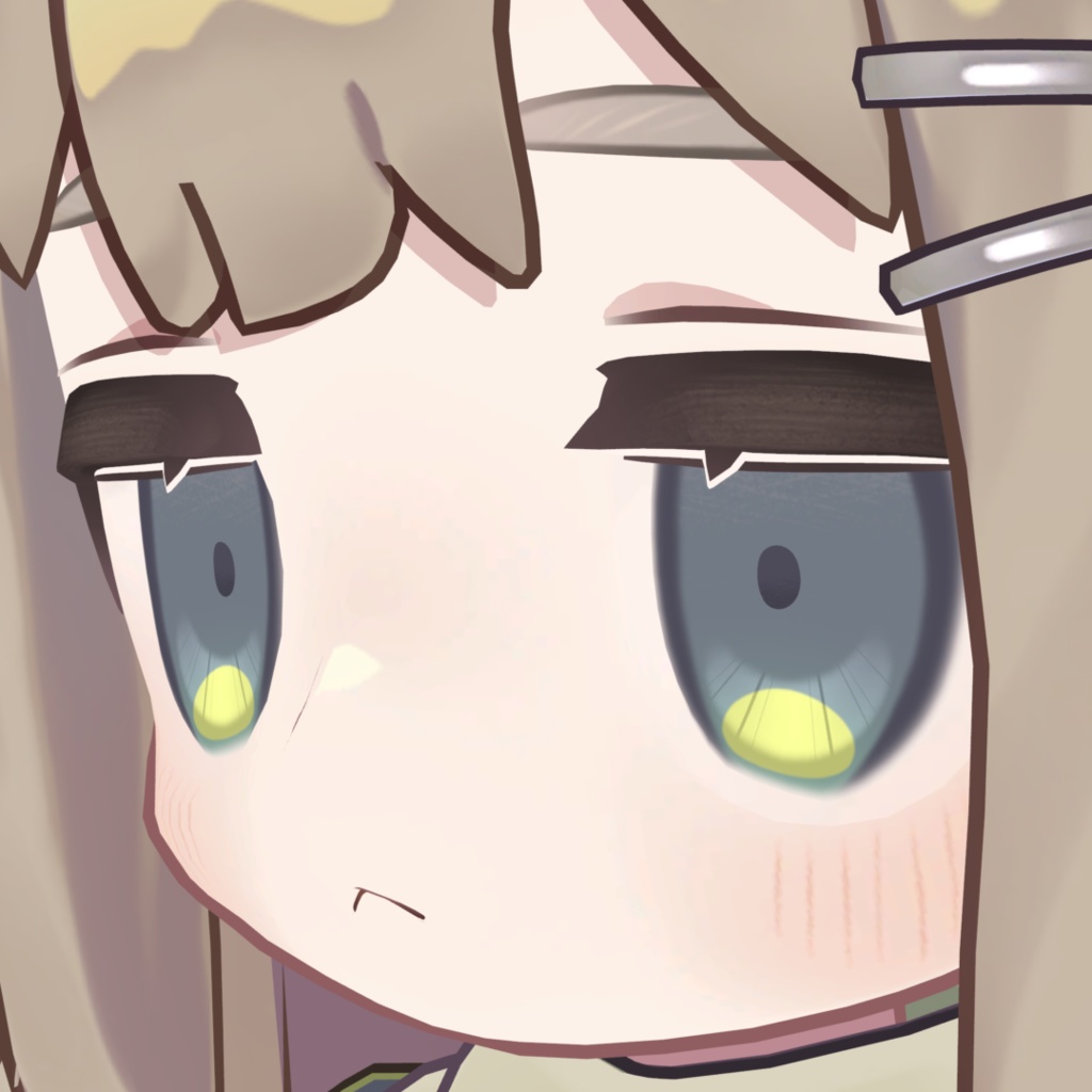 【無料 free】キプフェル Kipfel 専用 下ハイライトマスク (Eye mask)