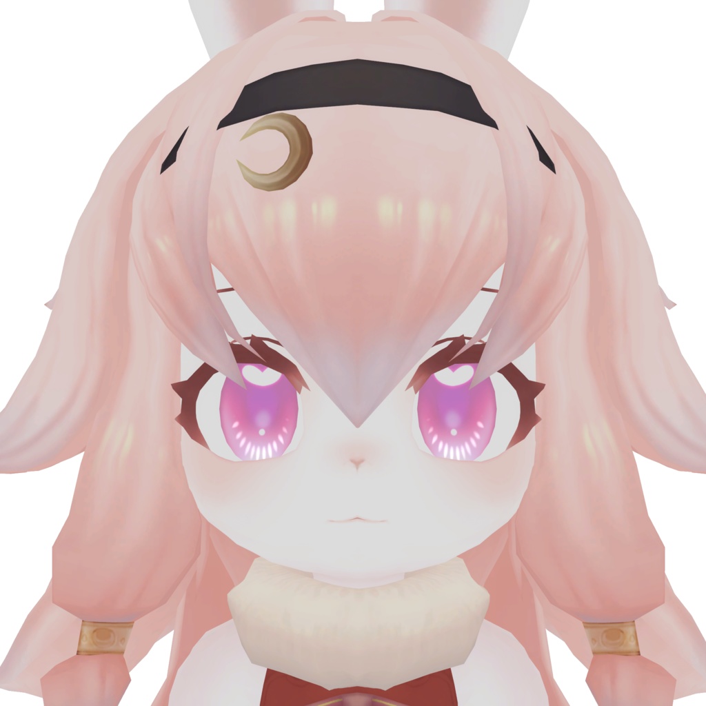 【無料 free】 レディムーン専用 アイテクスチャ 二種類のハート ハイライトマスク付き (Eye Texture)