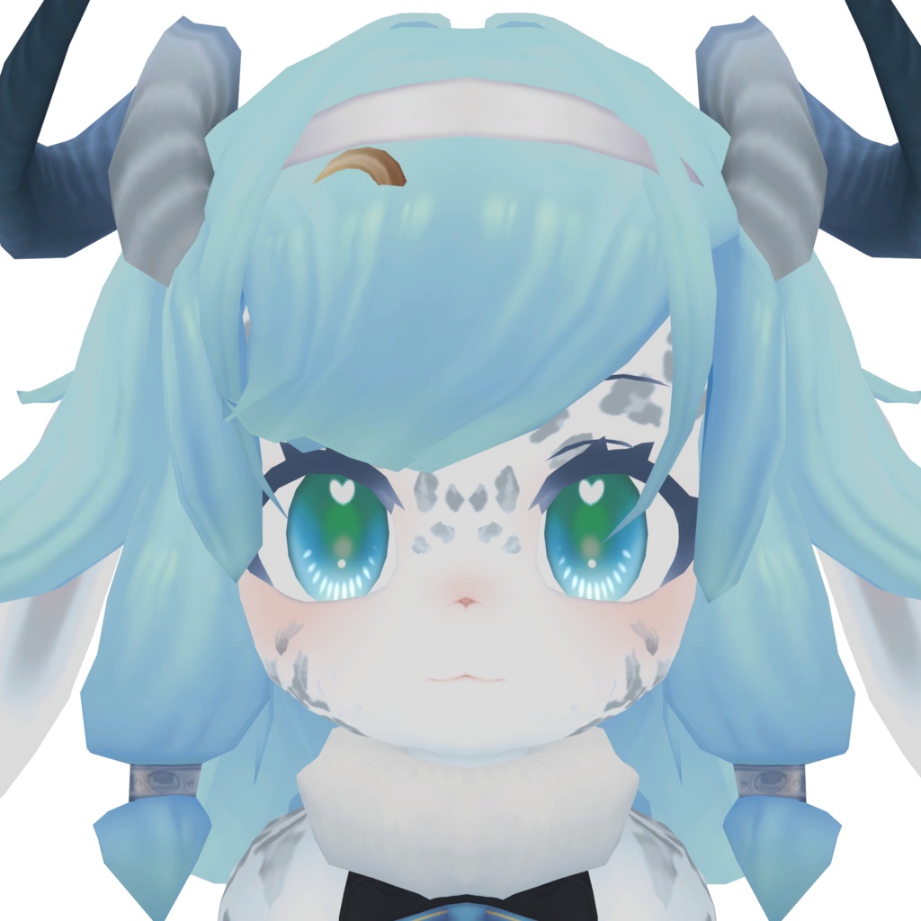 【無料 free】 レディムーン専用 アイテクスチャ 二種類のハート ハイライトマスク付き (Eye Texture)