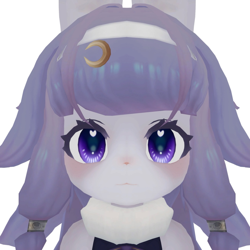 【無料 free】 レディムーン専用 アイテクスチャ 二種類のハート ハイライトマスク付き (Eye Texture)