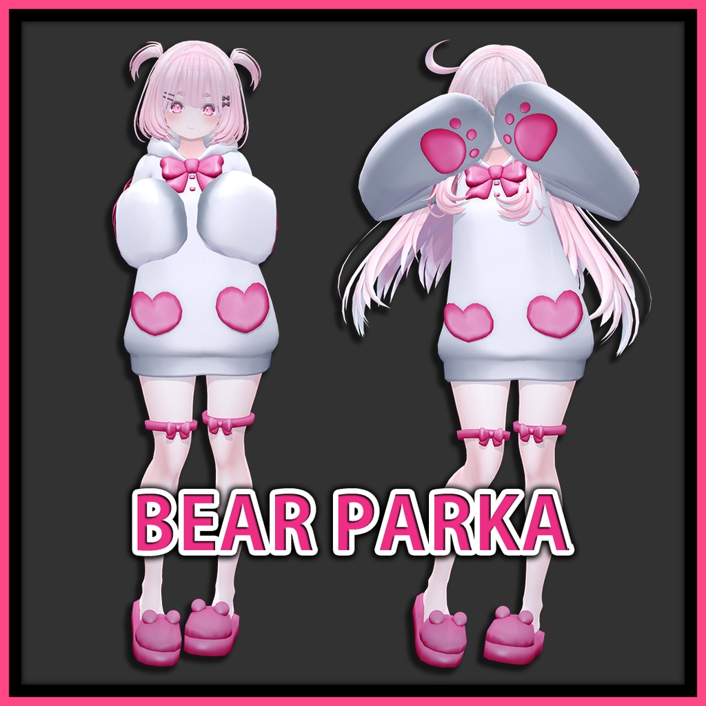  【セレスティア用】 クマパーカー bear parka