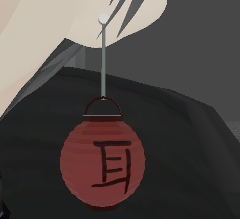 『無料あり!』【VRChat】イヤリング《vol.2-Wamono》