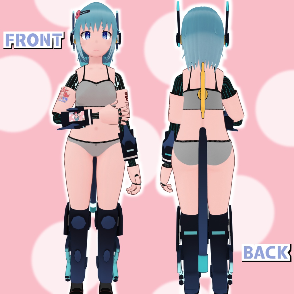 【オリジナル3Dモデル】LAPIS【VRM版有】
