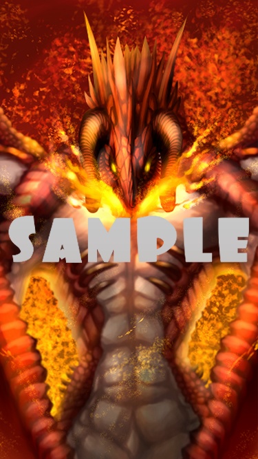 紅蓮竜突撃シーン 背景用