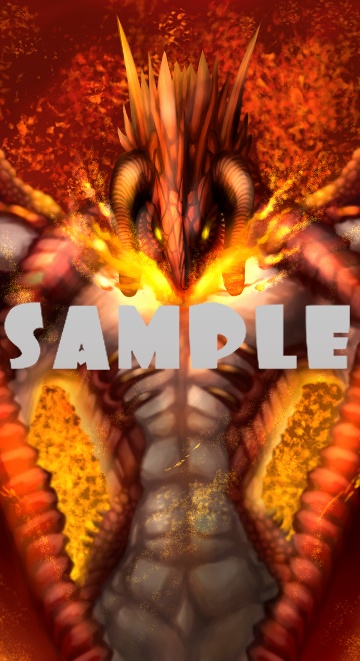 紅蓮竜突撃シーン 背景用