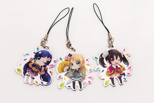 ラブライブ! 3個セット!(劇場版衣装)アクリルストラップ