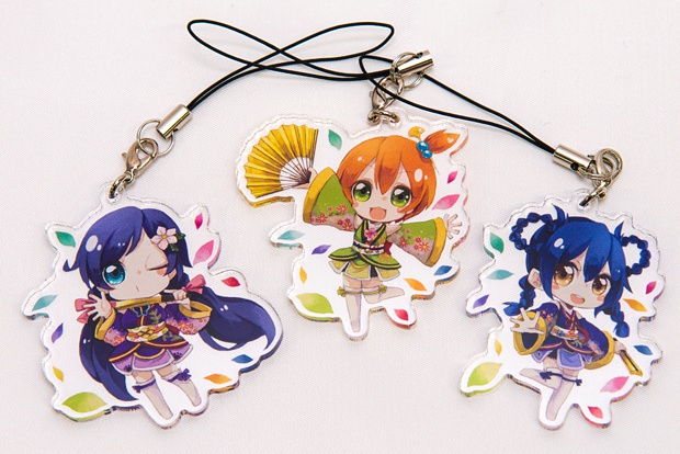 ラブライブ! 3個セット!(劇場版衣装)アクリルストラップ