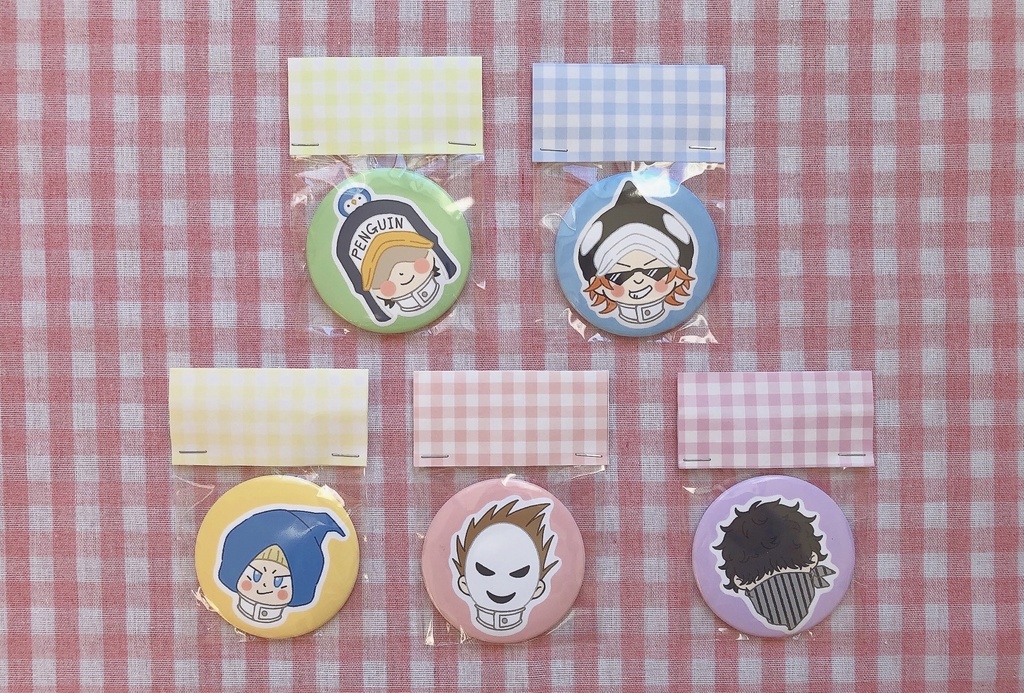 ハートちゃん缶バッジ