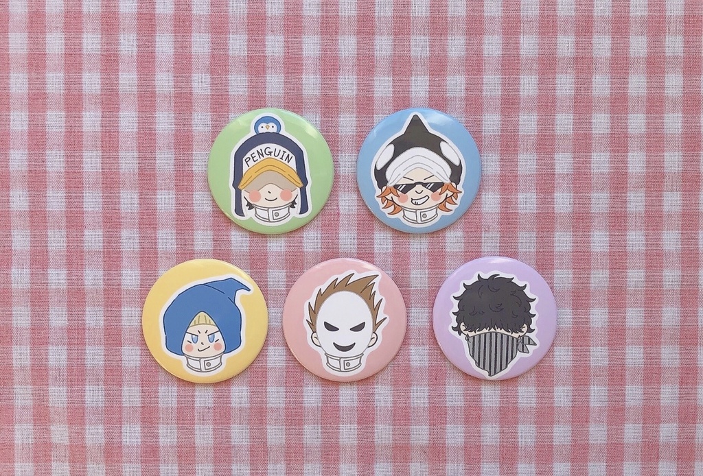 ハートちゃん缶バッジ