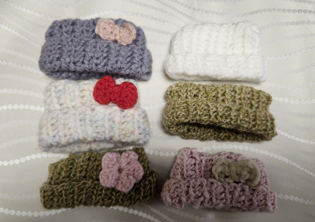 冬のニット帽子