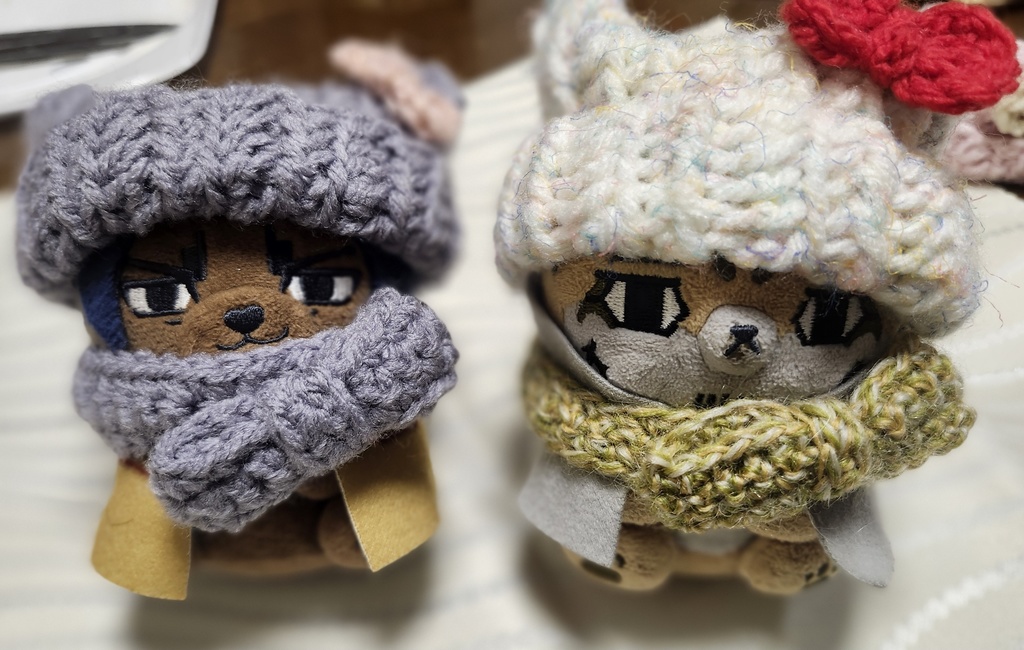 冬のニット帽子