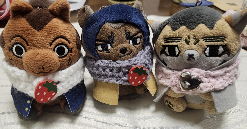 マフラー風ネックウォーマー