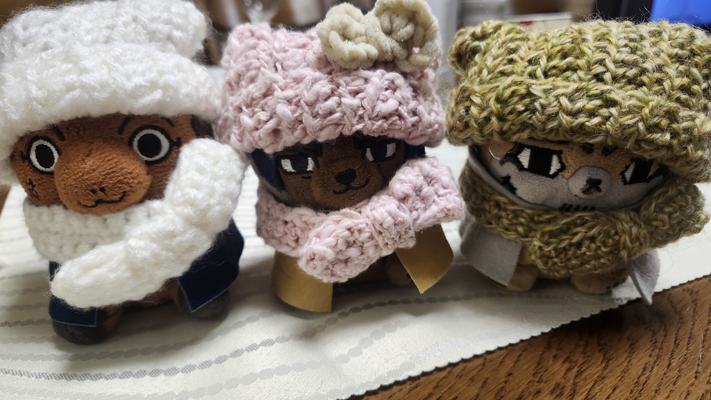 マフラー風ネックウォーマー