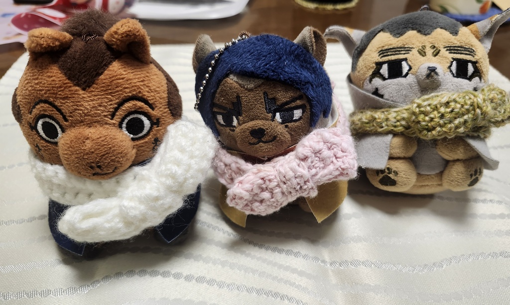 マフラー風ネックウォーマー