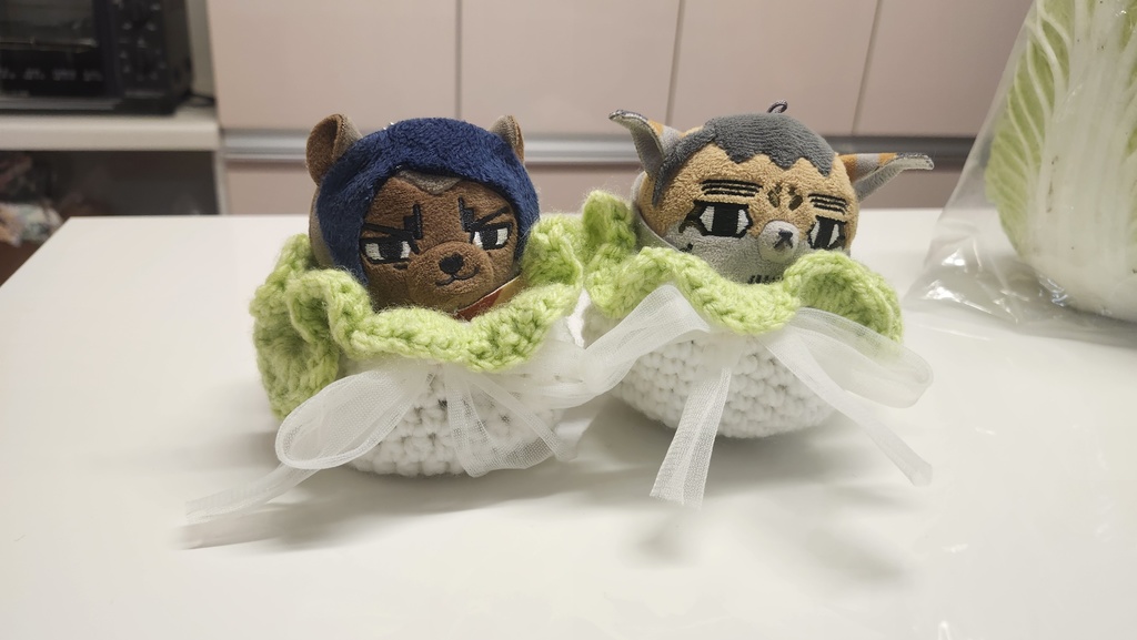 白菜になっちゃうきぐるみポーチ（改）