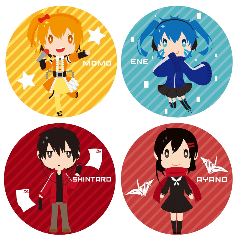 38mmデフォルメ缶バッチ