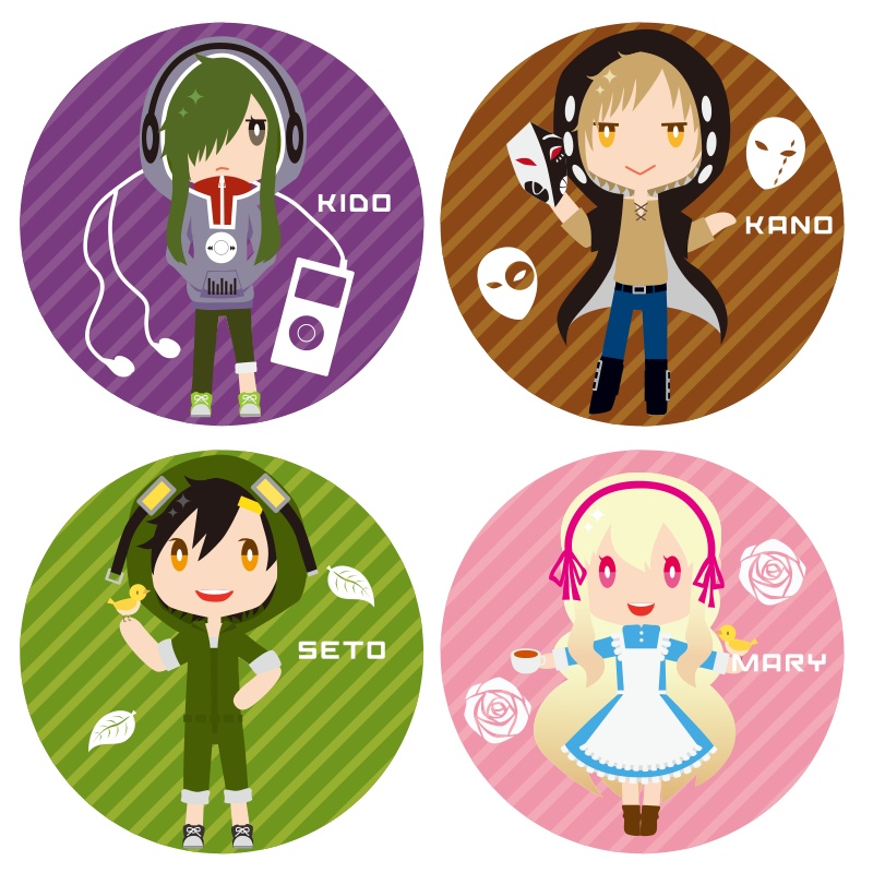 38mmデフォルメ缶バッチ