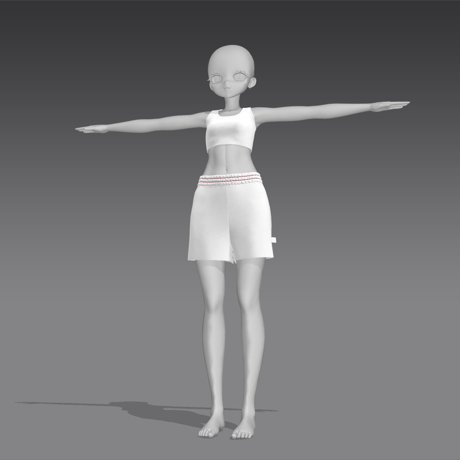 【無料】Top & Shorts for Manuka