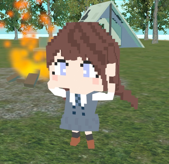 ナエ #01(Fuhua Voxel Fanart)