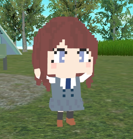 リリサ #01(Fuhua Voxel Fanart)