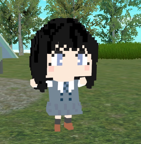 ミユ #01(Fuhua Voxel Fanart)