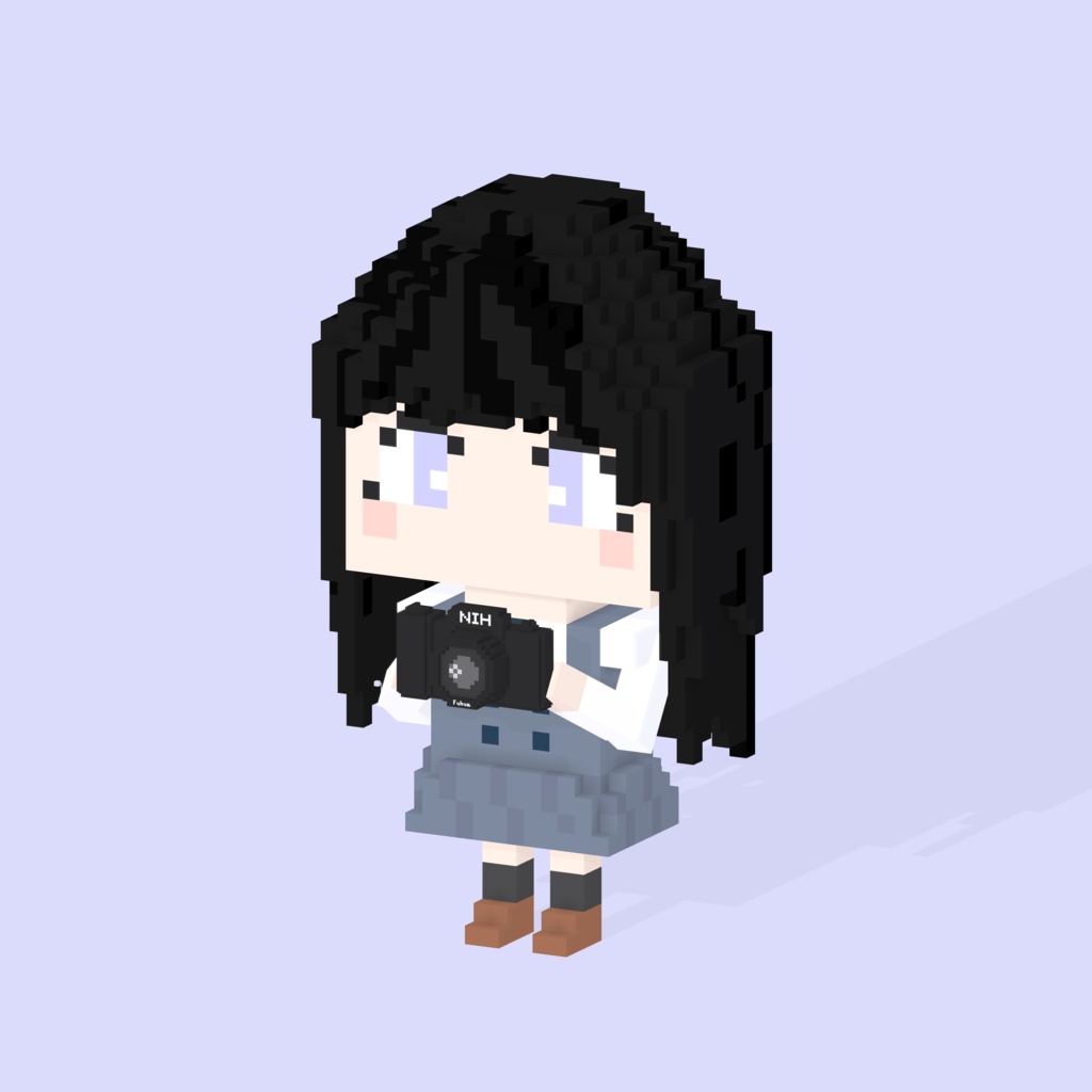 ウララ #01（Fuhua Voxel Fanart）