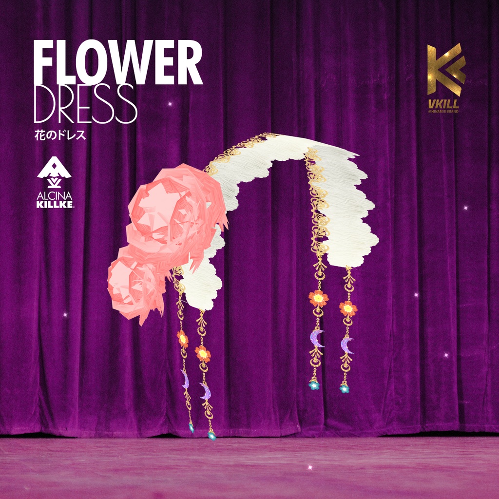 VKILL「花の精霊の装い」 / Vroid用衣装