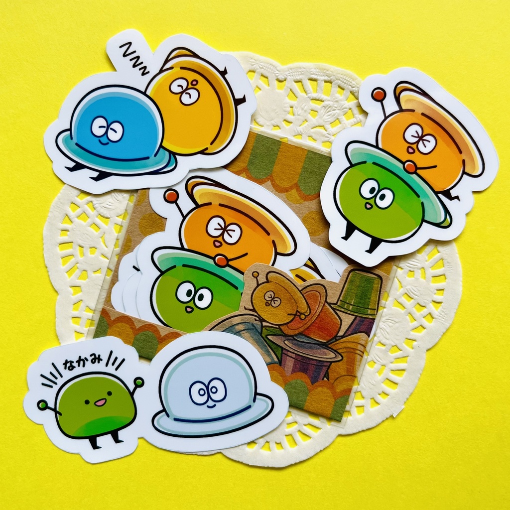 ステッカーセット✿ゼリー星人