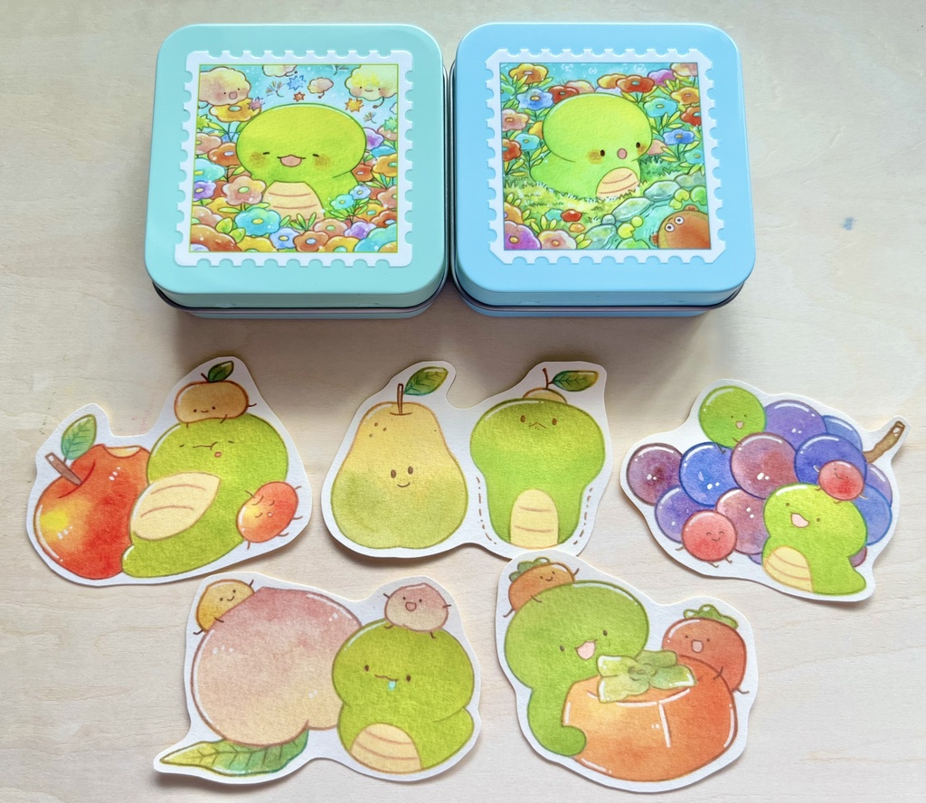 缶入りステッカー✿ふにゅすけ