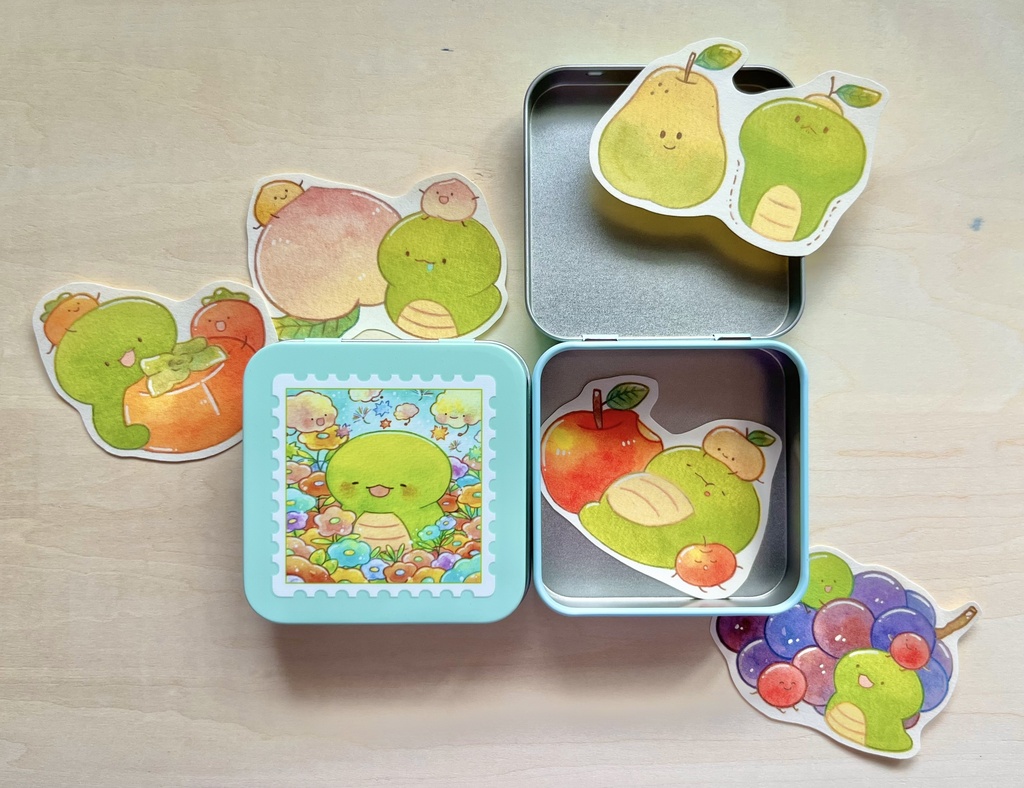 缶入りステッカー✿ふにゅすけ