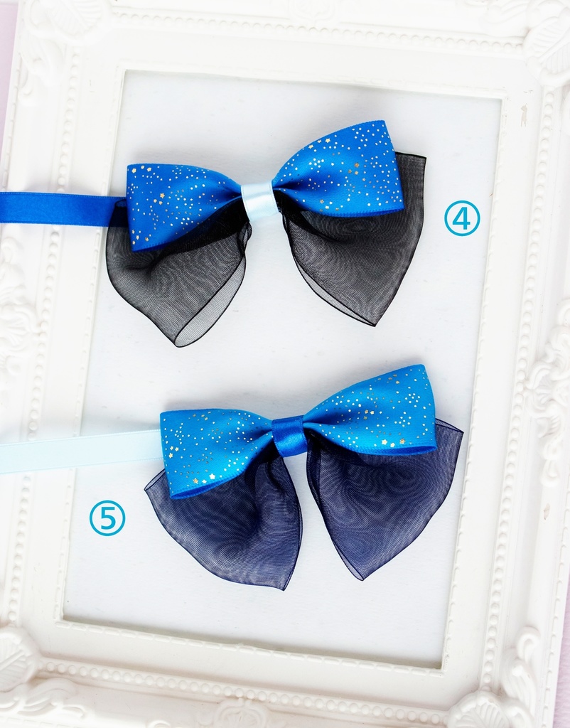 キラキラ夜空のチョーカー(後ろリボン)