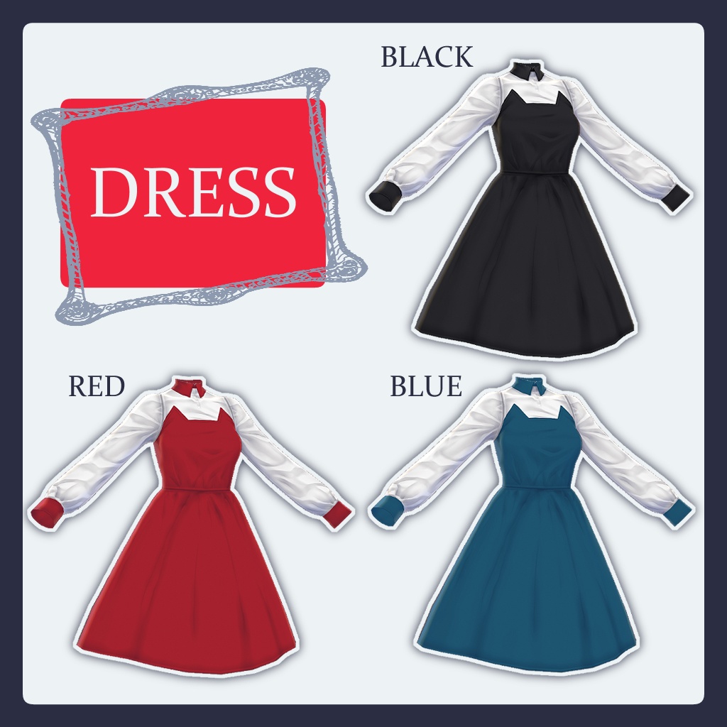 【VRoid】キャットセット3種【テクスチャ】