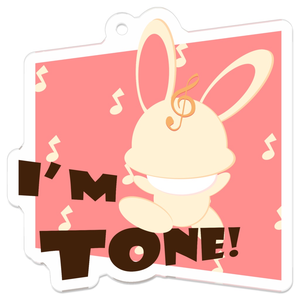 トオンくん「I'm TONE」アクリルキーホルダー