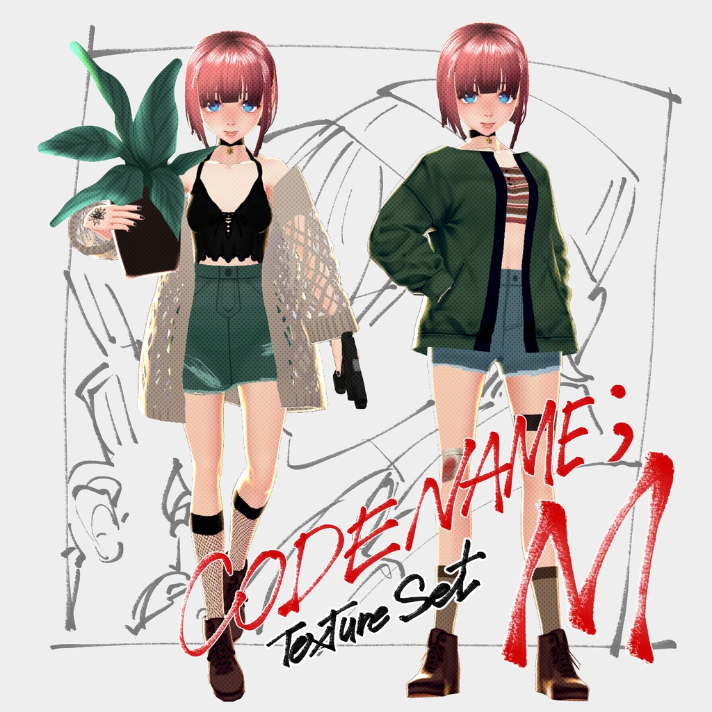 VRoid Codename; M set テクスチャ