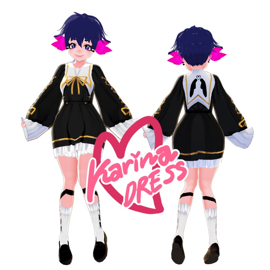 VRoid Karina Dress set テクスチャ