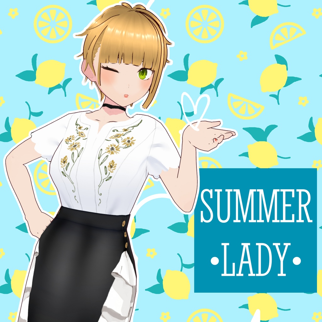 VRoid [SUMMER LADY] set