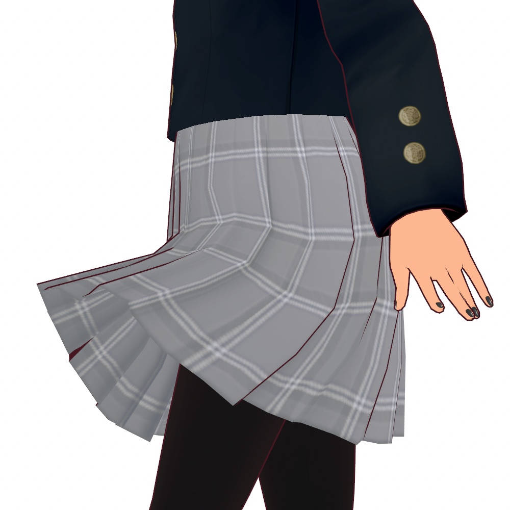 VROID BASIC SCHOOL UNIFROM SET